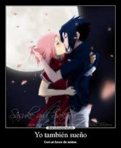 primer beso de sasuke y sakura
