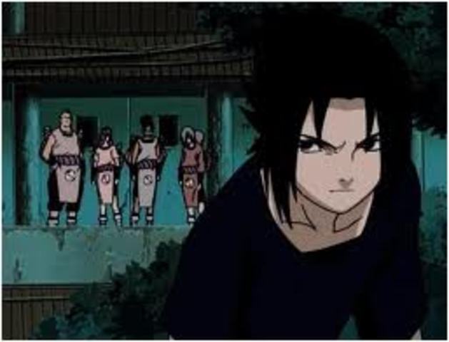 sasuke recibe una visita