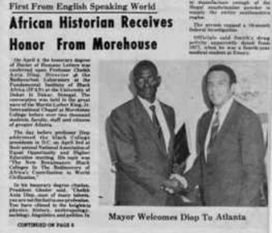 Journée dédiée à Cheikh Anta DIOP