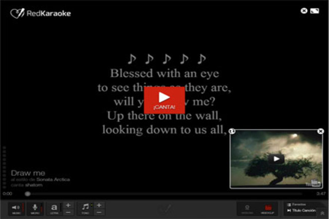 Karaoke de las computadoras y el Internet