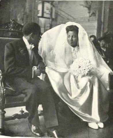 Mariage entre Senghor et Ginette Eboué