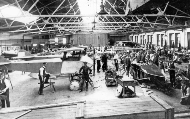 Skating rink factory bought  by sopwith aviation