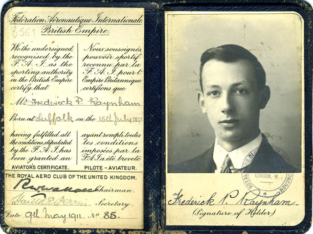 Sopwith gains the 'Royal Aero Club Aviator's Certificate No. 31'