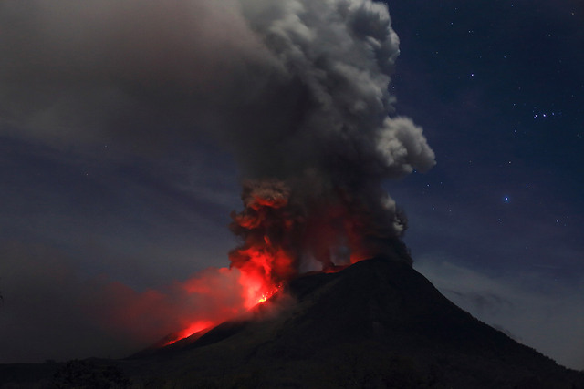 Volcano in Indonesia