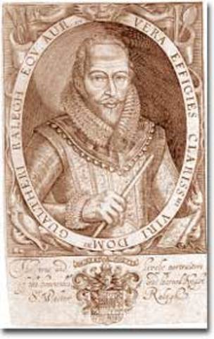 Sir Walter Raleigh Set Sail From England To Find A New World