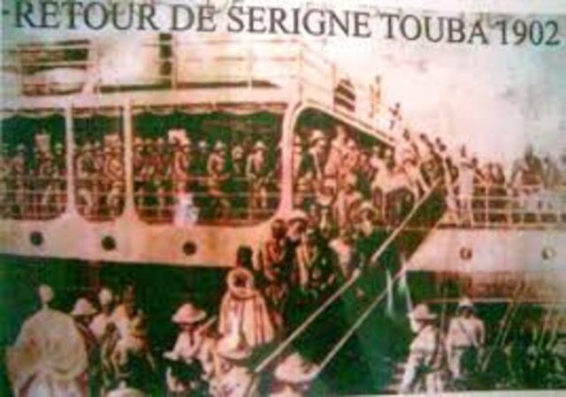 Le débarquement du cheikh au GABON