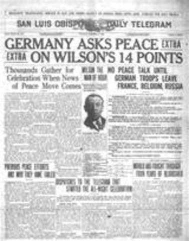 Wilson's 14 points for peace