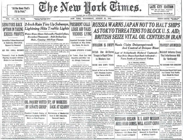 British and U.S. Navies Halt