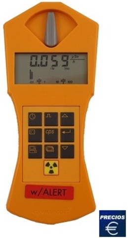 Contador o detector de radioactividad Geiger