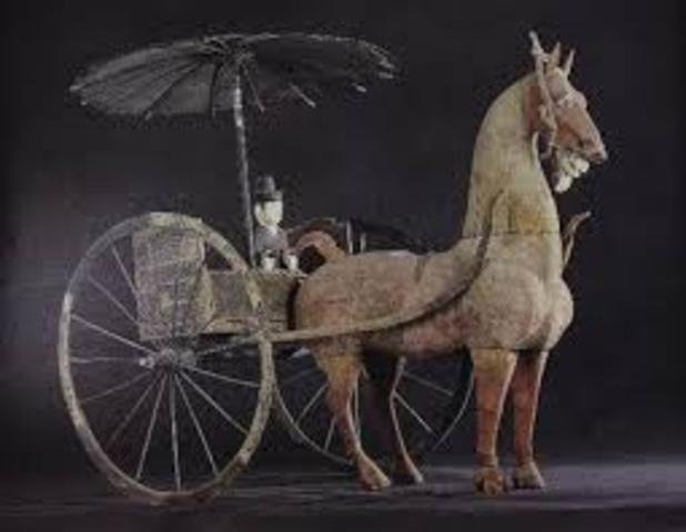 1800BC : Horse drawn Chariots