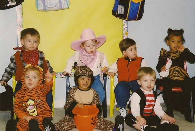 first Halloween at school