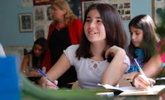 Mi primer dia de primaria.