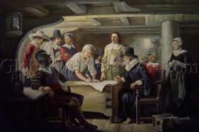 Signing of the Mayflower compact