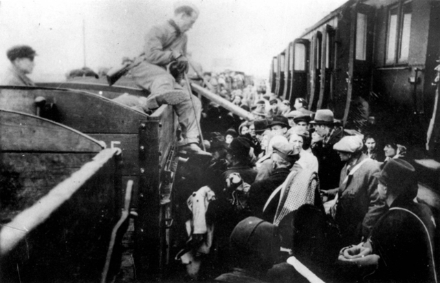 Deportation of Jews from ghettos to Chelmno killing center begins