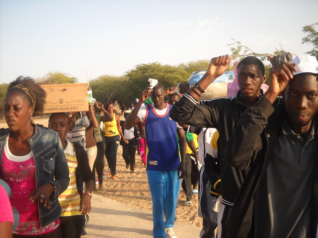 Troisiéme jour (découverte du site, ramassage ordures)