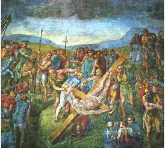 Crucifixión de San Pedro