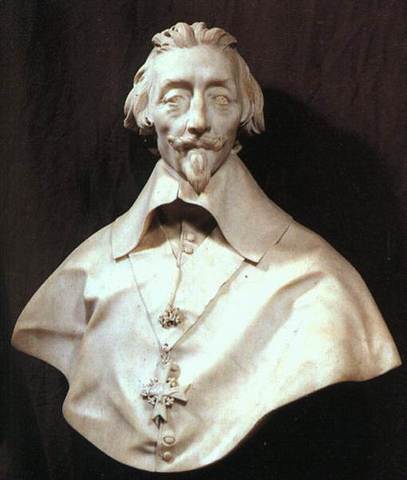 Busto Del Cardenal Richelieu