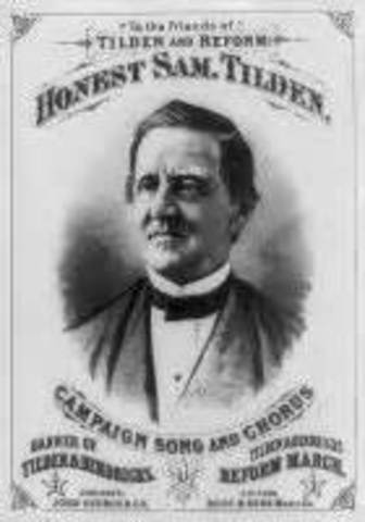 Democrat's nominate Tilden for President