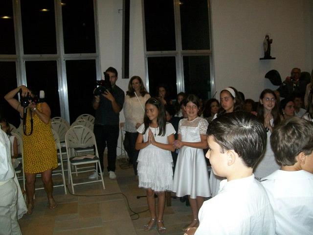 I did my first comunion.