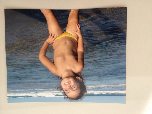 I went to the beach.