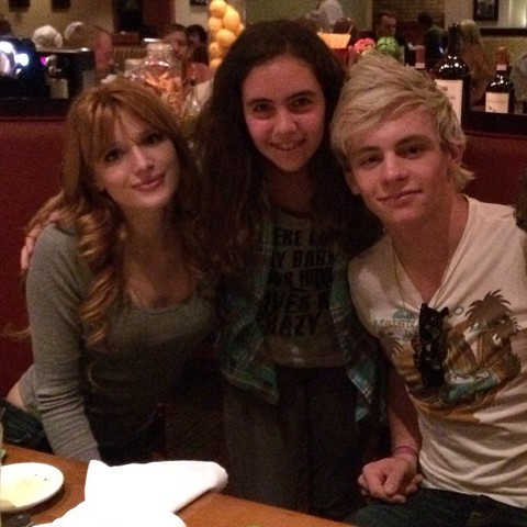 I met Bella Thorne and Ross Lynch.