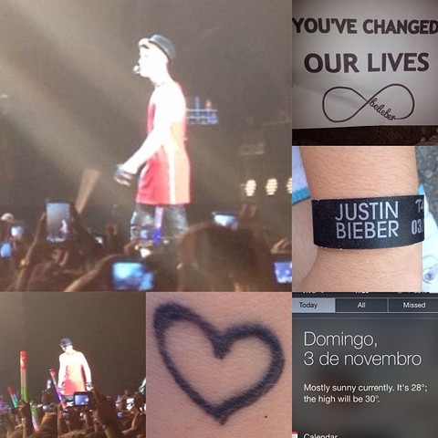 I went to Justin Bieber's Show.