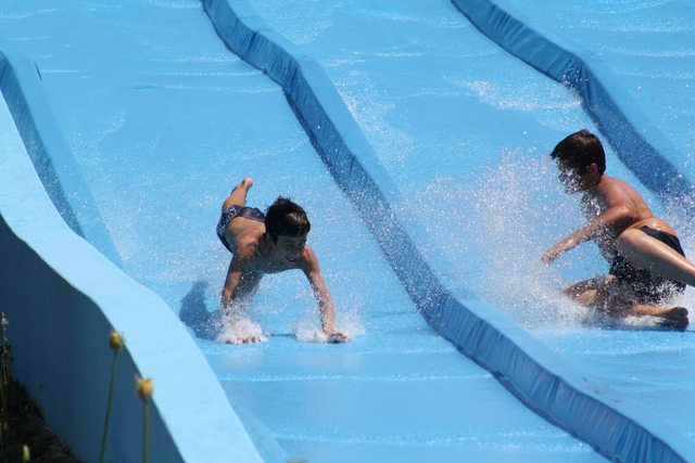 I went to swimming -pool