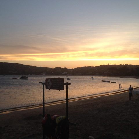 i went to Buzios with my parents.