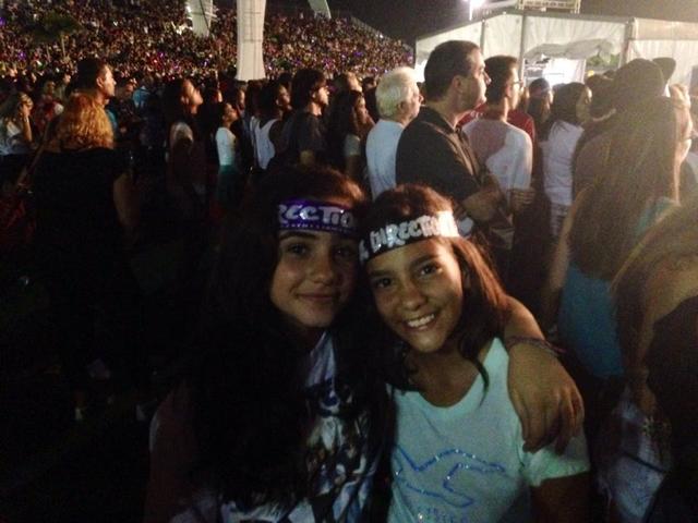 i went to the 1D show in Rio de Janeiro.