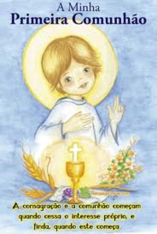 i did my first communion!