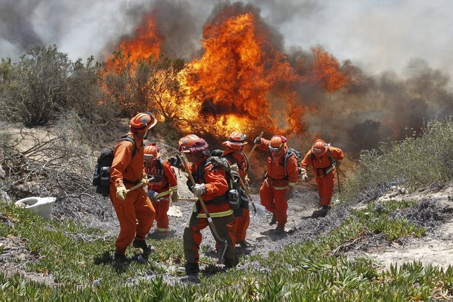 Poinsettia Fire: Carlsbad