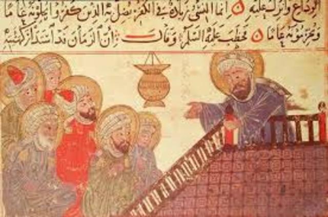 Muhammad began to preach in public