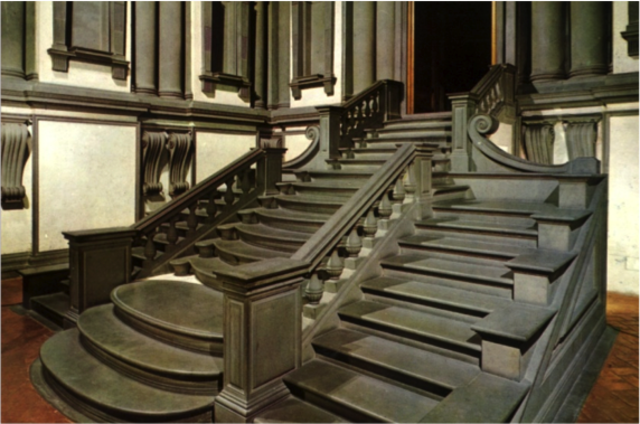 Escalinata y Vestíbulo de la Biblioteca Laurenziana