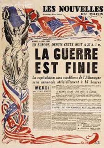 Rendición de Alemania.Suicidio de Goebbels y Himmler.