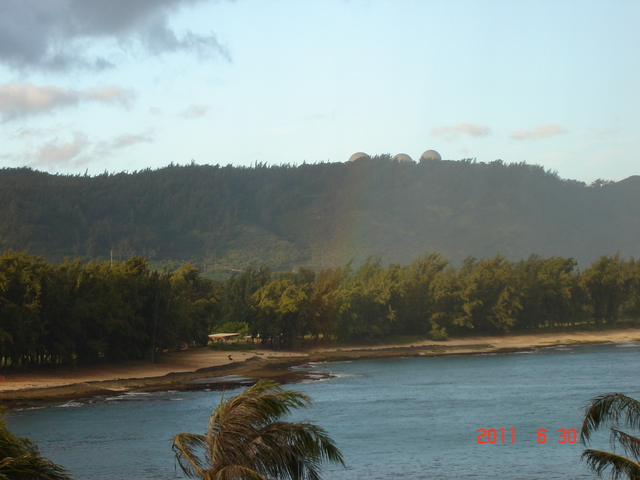 Radar towers on Oahu