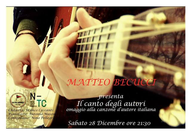 Live "Il canto degli autori" @Livorno Nuovo Teatro delle Commedie