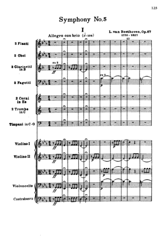 Symphony No. 5, Op. 67, C Minor, Symphonie No. 6, Op. 68, F Major