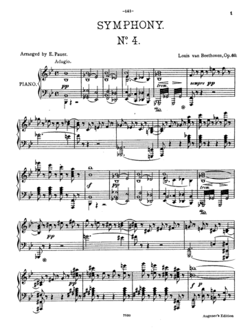 Symphony No. 4, Op. 60, B-flat Major