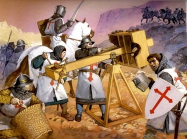 Christian Crusaders take Jerusalem from Muslims