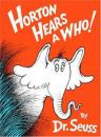 'Horton Hears a Who'- Published