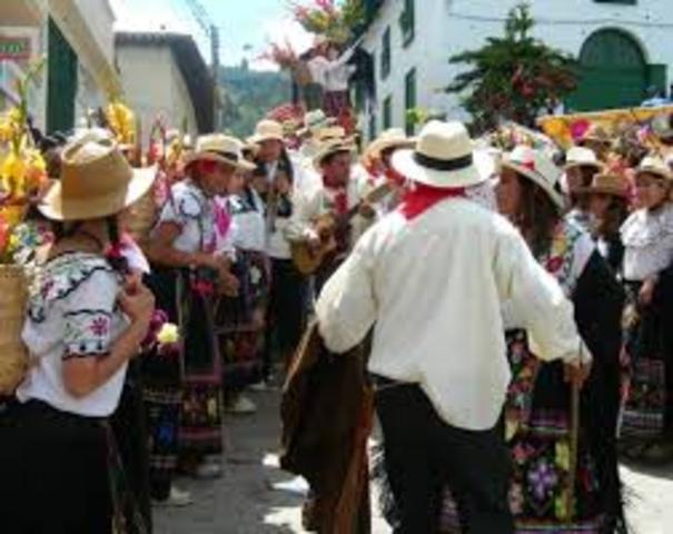 Inicio de la feria de V'elez  en honor a maria santisima