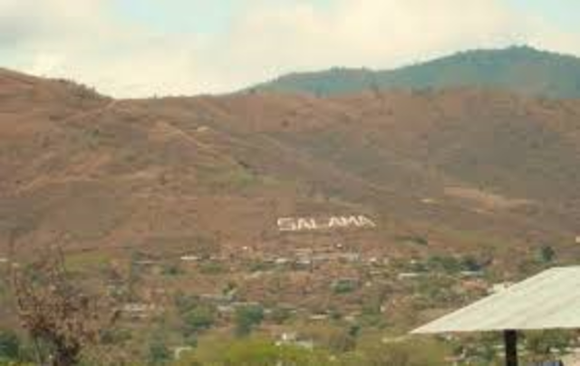 Su familia se trasladó a Salamá