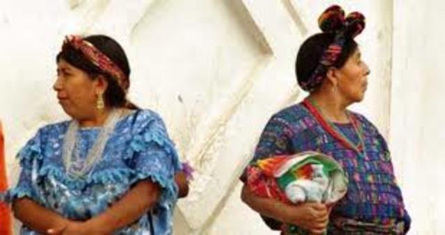 Primer contacto con la pobración indígena de Guatemala