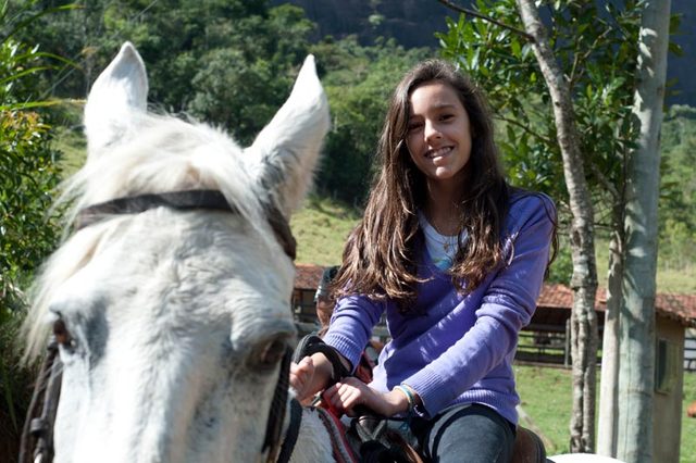 I went to a farm of the friend of my father's