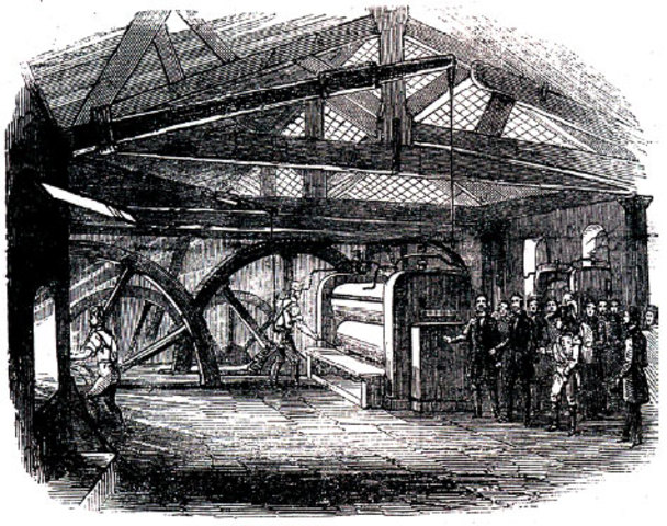 טחנת הקמח המכנית הראשונה