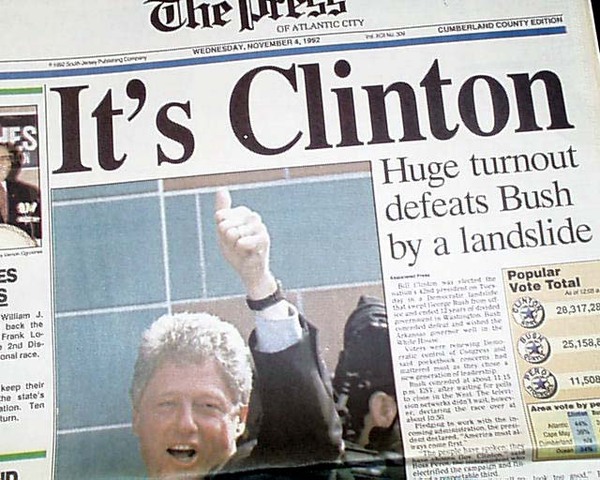 Clinton Becomes President