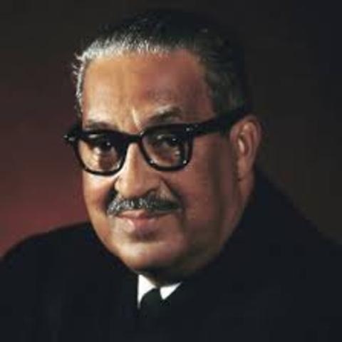 Thurgood Marshall to Supreme Court