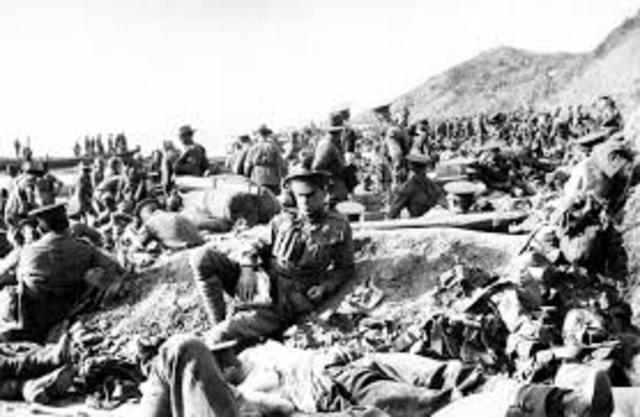 Australians land at ANZAC Cove