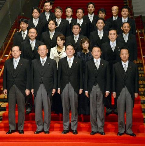 The second Abe cabinet started