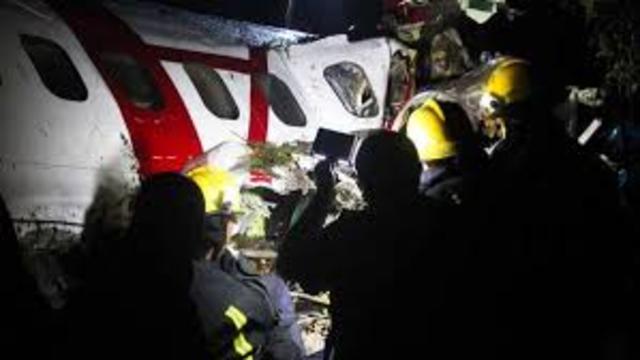 Avión abatido en Congo